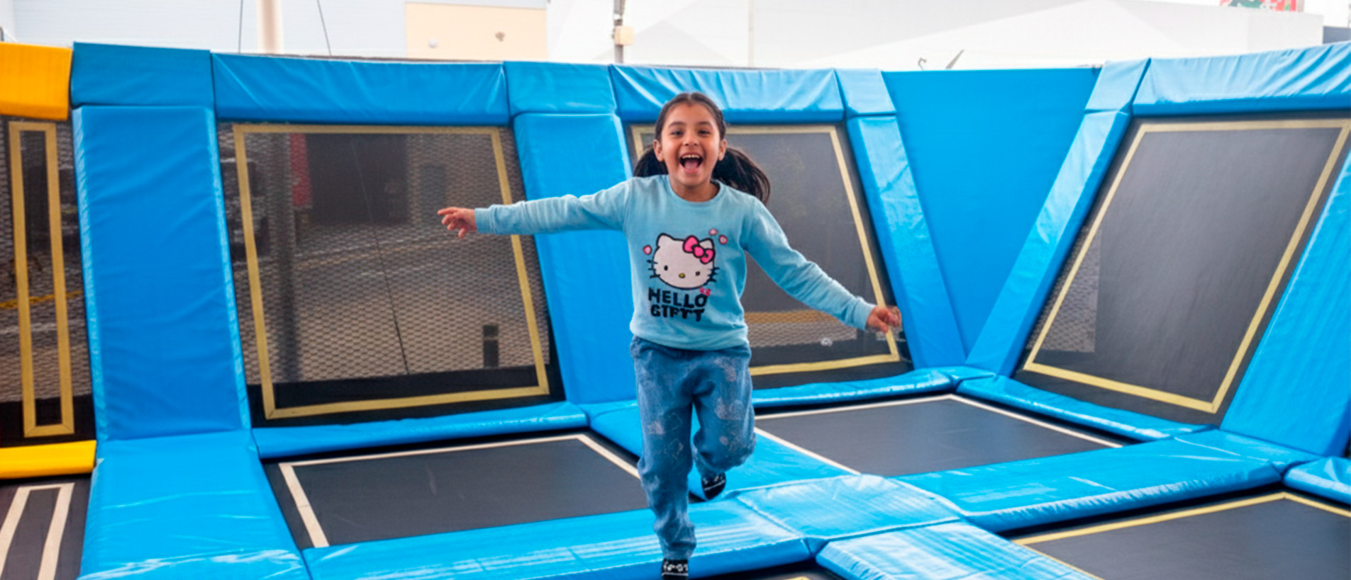 Aventura y ejercicio para niños en los circuitos de juego de Jump Spot.